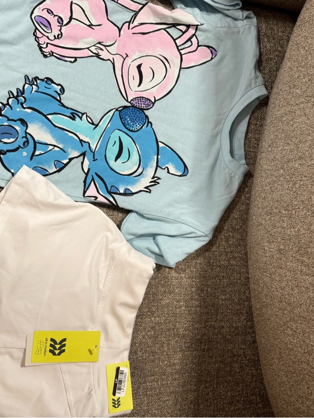 Disney Stitch Tee with White Skort
